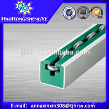 Round roller Chain guides with green color
